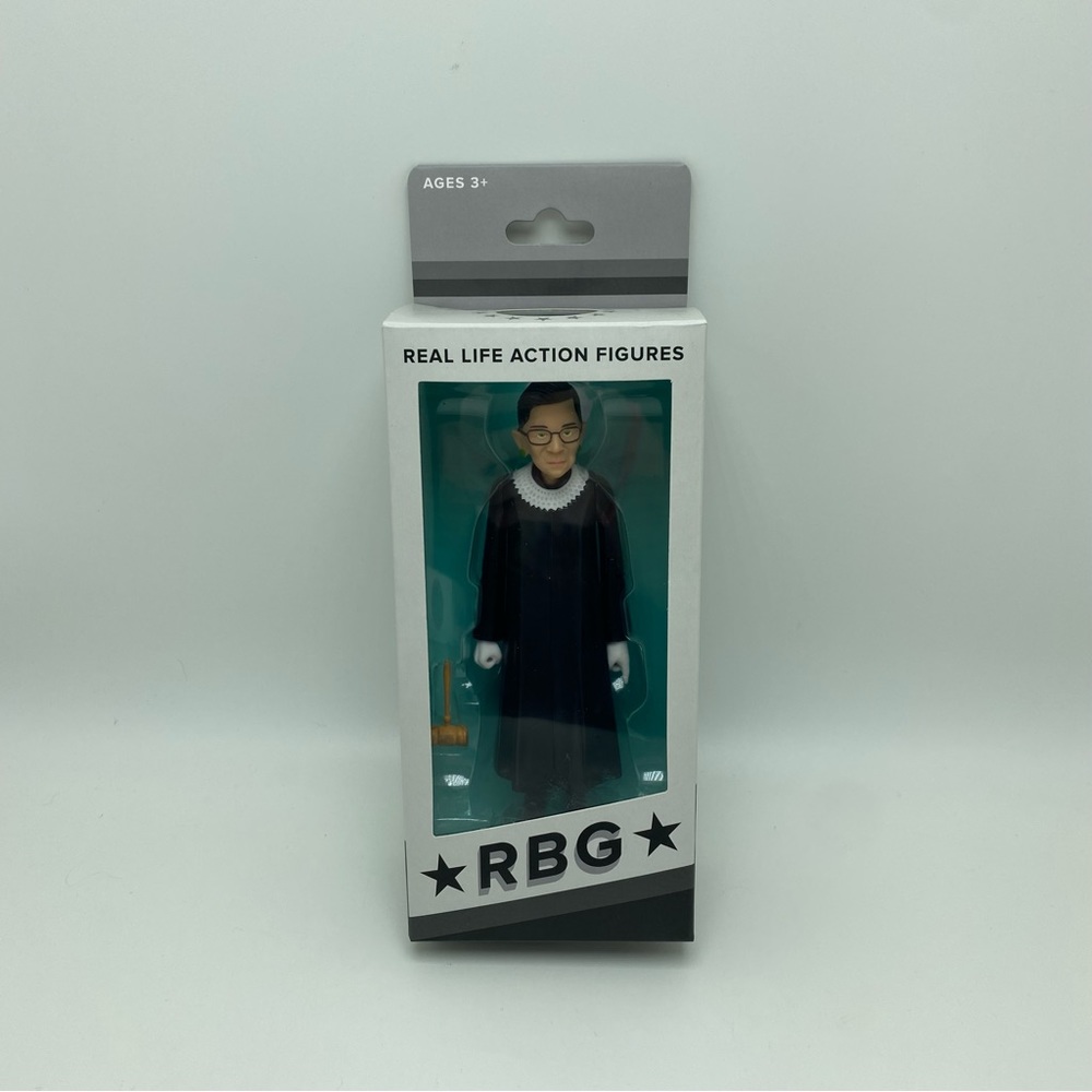 NEW! 2022 FCTRY Ruth Bader Ginsburg RBG Real Life Action Figure 6” NIB